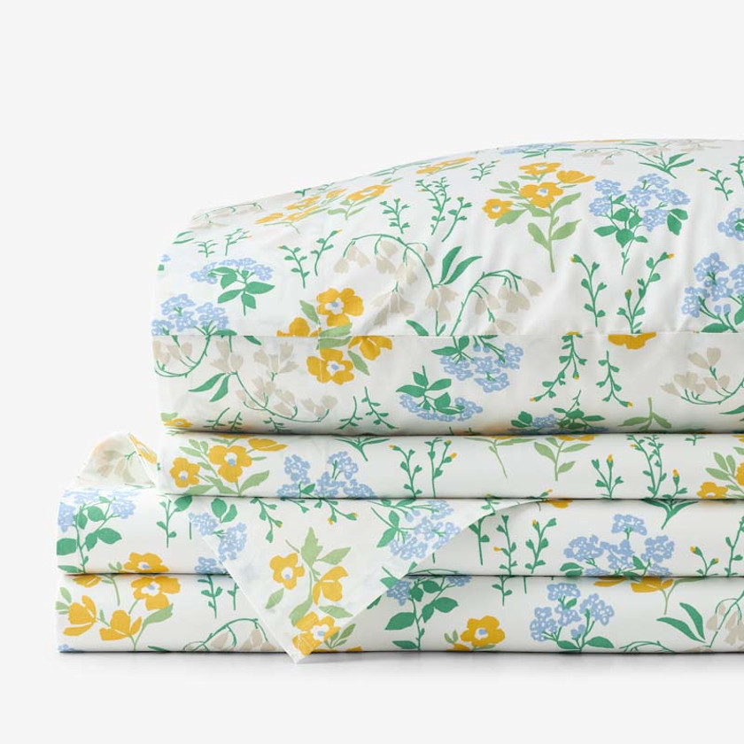 Isadora Classic Cool Cotton Percale Bed Sheet Set