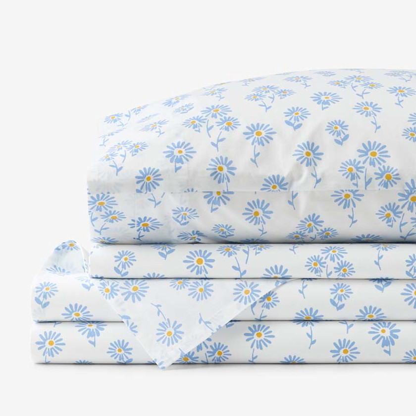 Isadora Classic Cool Cotton Percale Bed Sheet Set