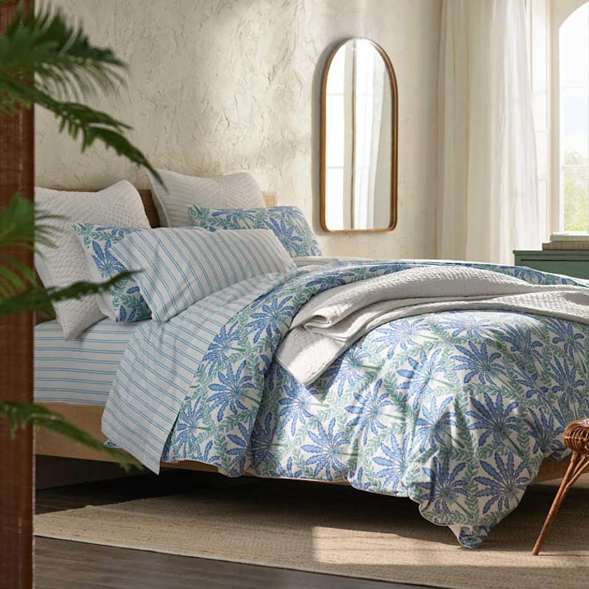 Palm Tree Duvet Cover,Multi