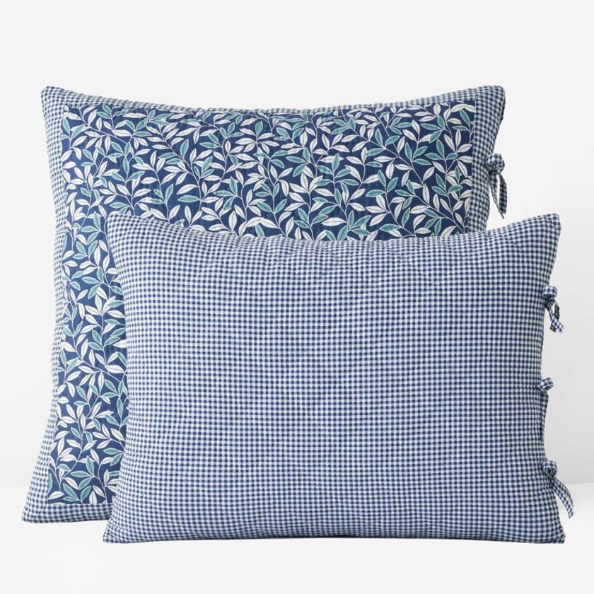 Julienne Leaf Reversible Quilted Sham