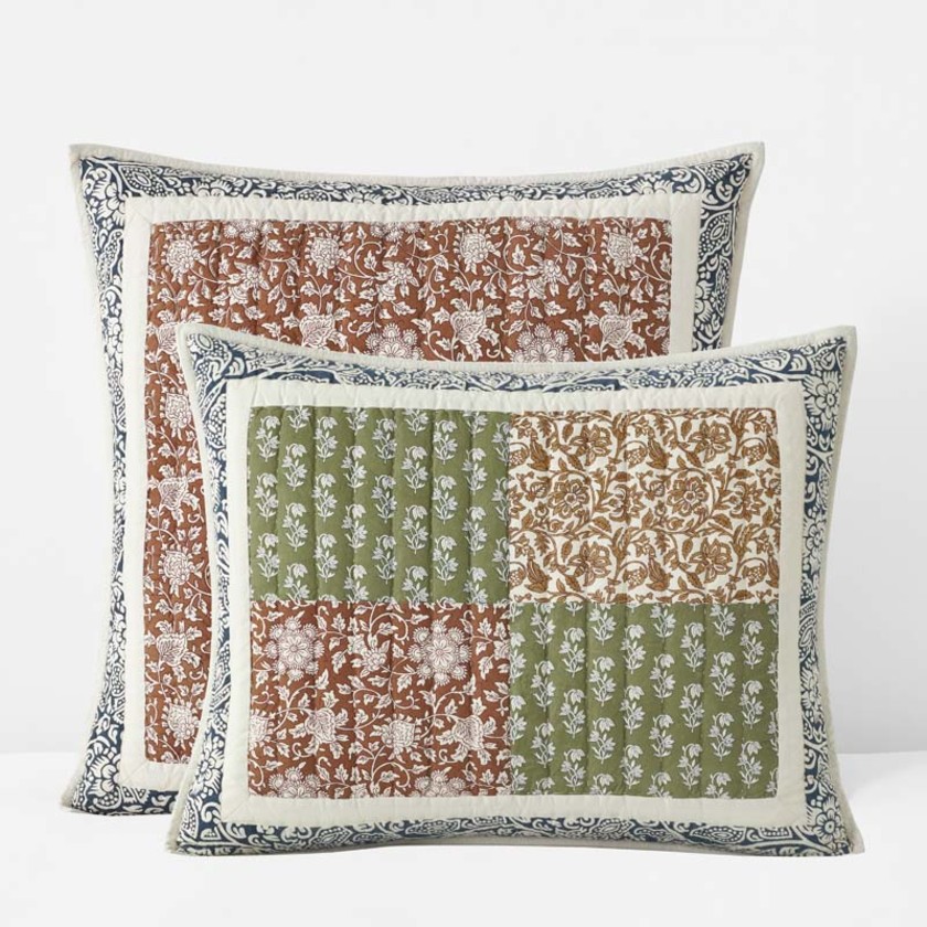 Deepti Patchwork Quilted Sham