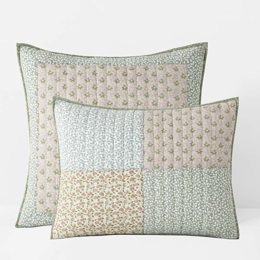 Megara Patchwork Quilted Sham
