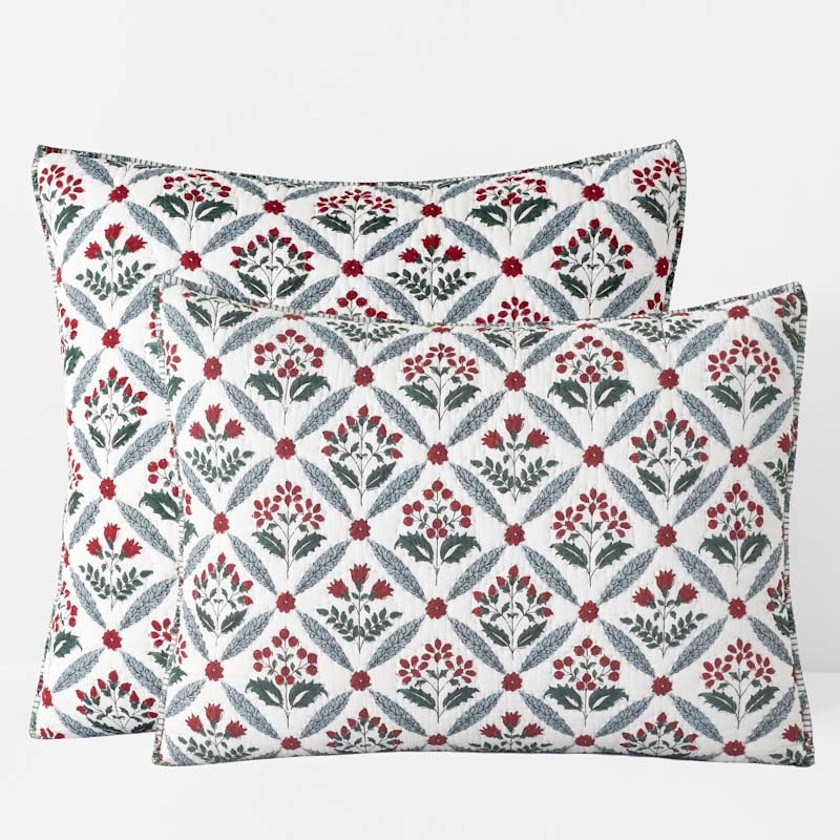 Elderberry Reversible Quilted Sham
