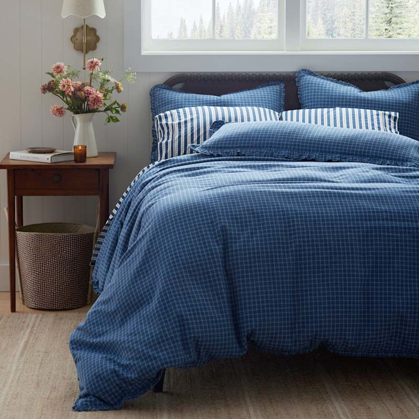 Classic Plaids Yarn-Dyed Cotton Duvet Cover