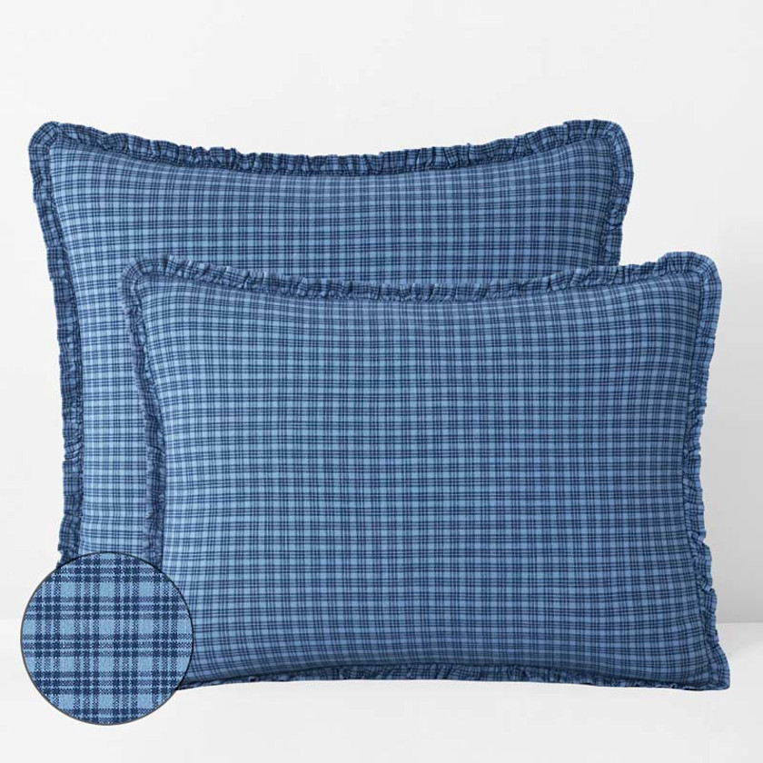 Classic Plaids Yarn-Dyed Cotton Sham