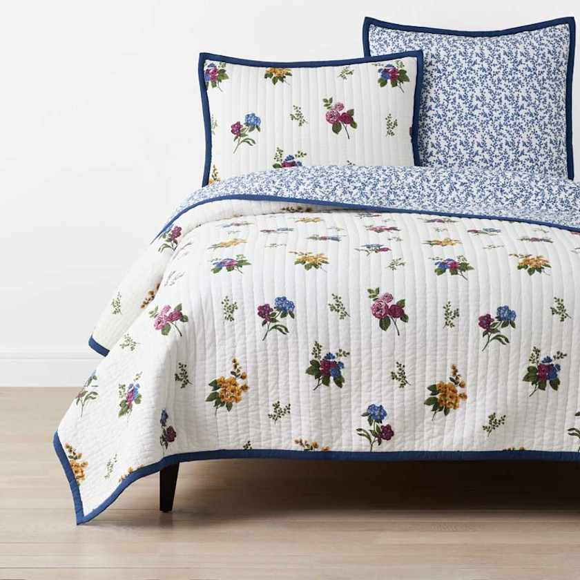 Alden Floral Reversible Quilt