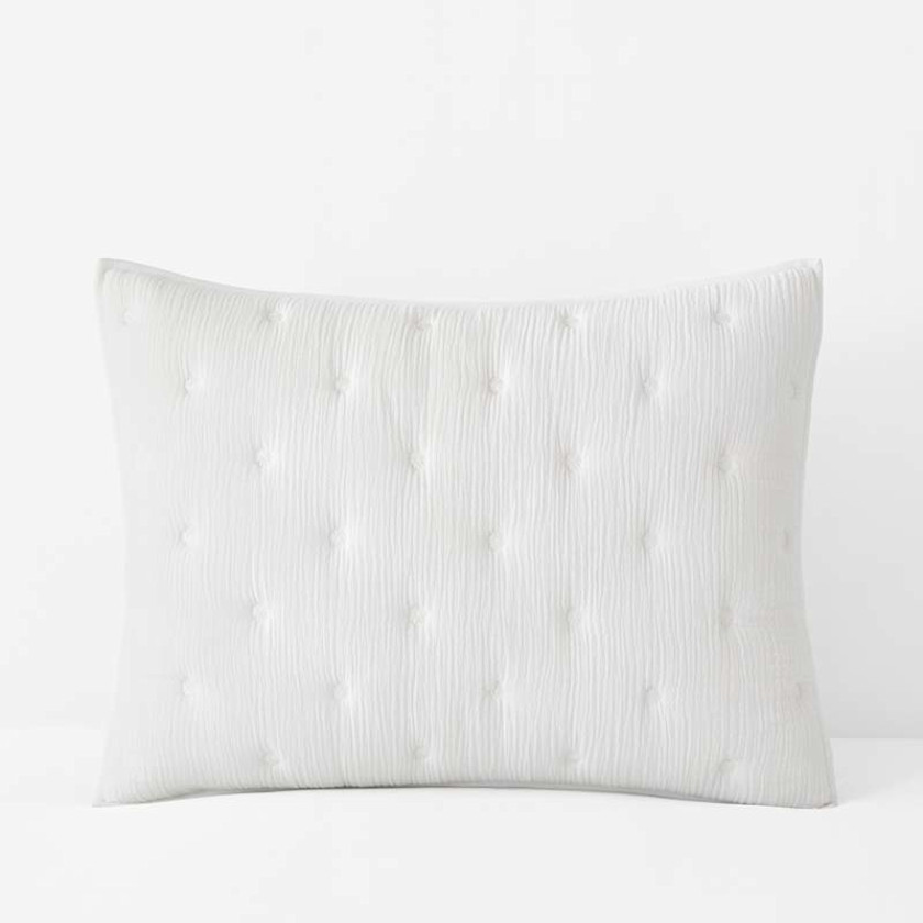 Gauze Deco Quilted Sham