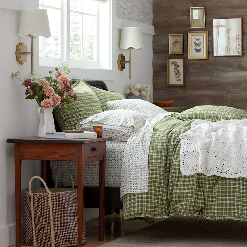 Classic Plaids Yarn-Dyed Cotton Duvet Cover