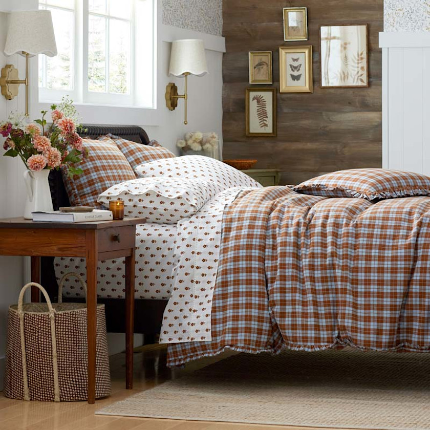 Classic Plaids Yarn-Dyed Cotton Duvet Cover