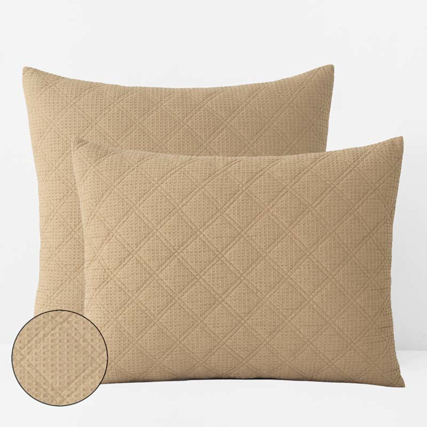 Waffle Quilted Sham