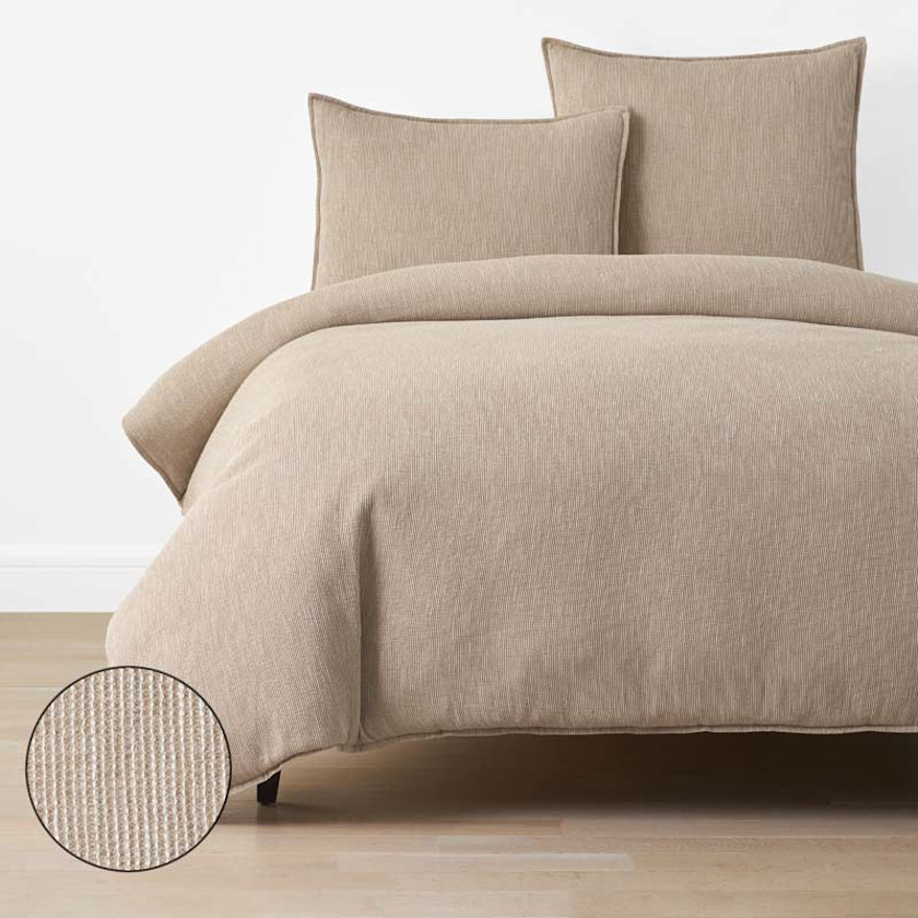 Mini Waffle Duvet Cover