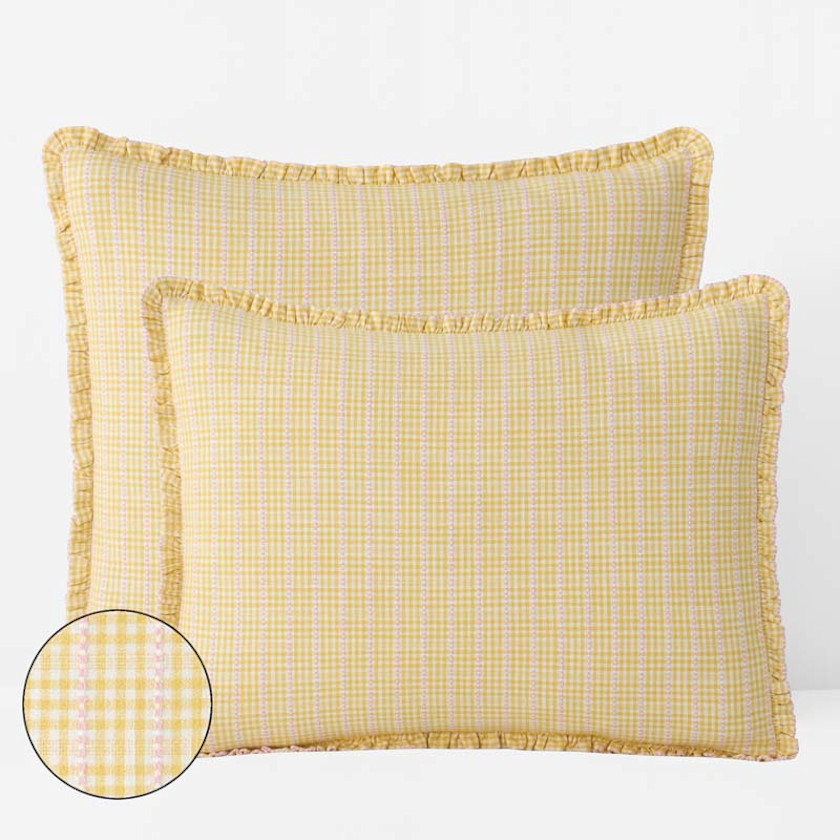 Classic Plaids Yarn-Dyed Cotton Sham