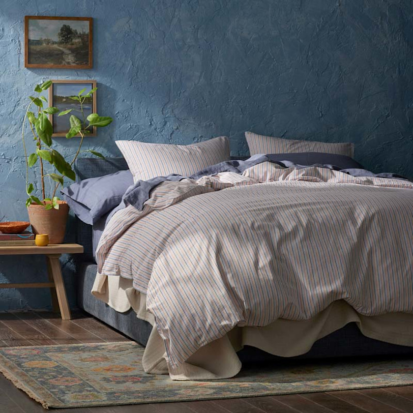 Ari Stripe Duvet Cover,Multi