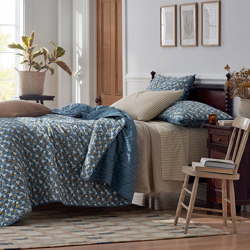 Reversible Quilt,Garden Tulip