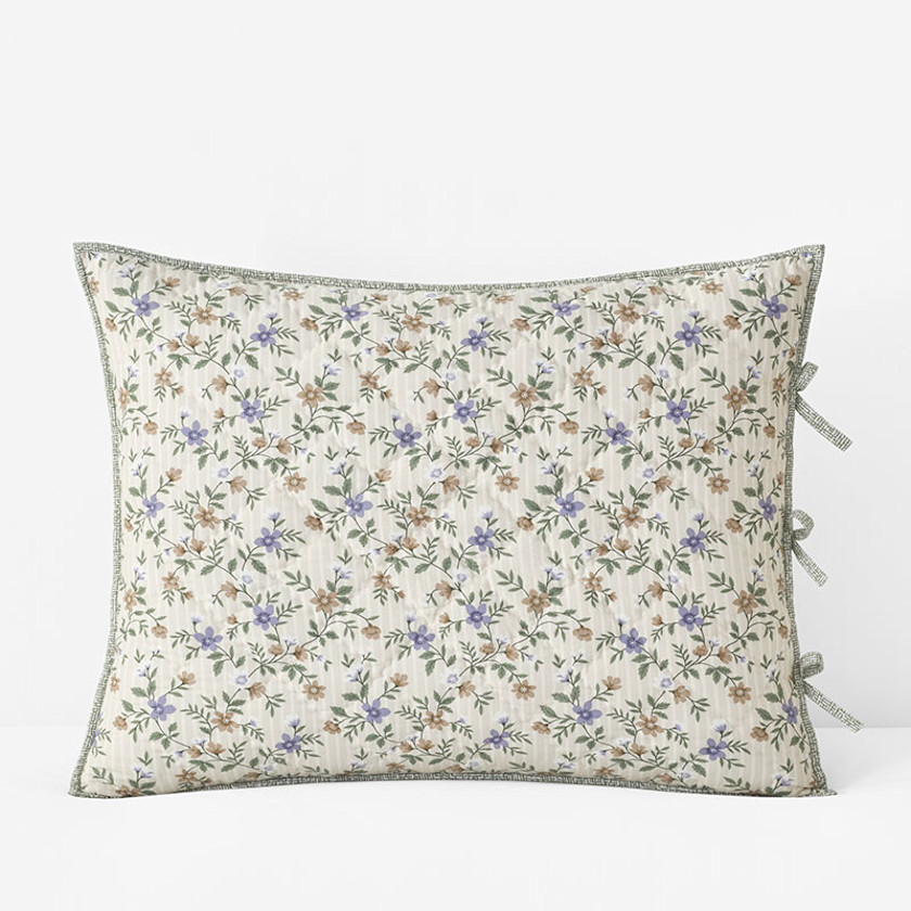 Garden Mist Reversible Quilted Sham