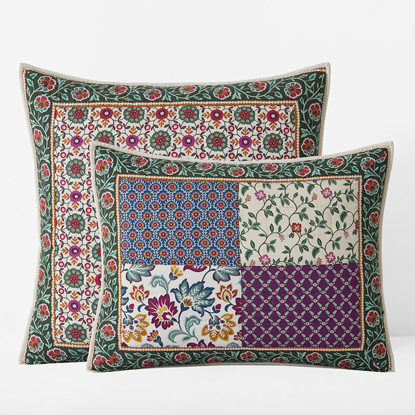 Nora Mosaic Patchwork Quilted Sham