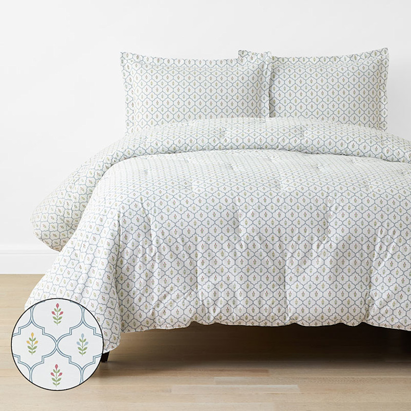 Lucenda Classic Cool Cotton Percale Comforter Set