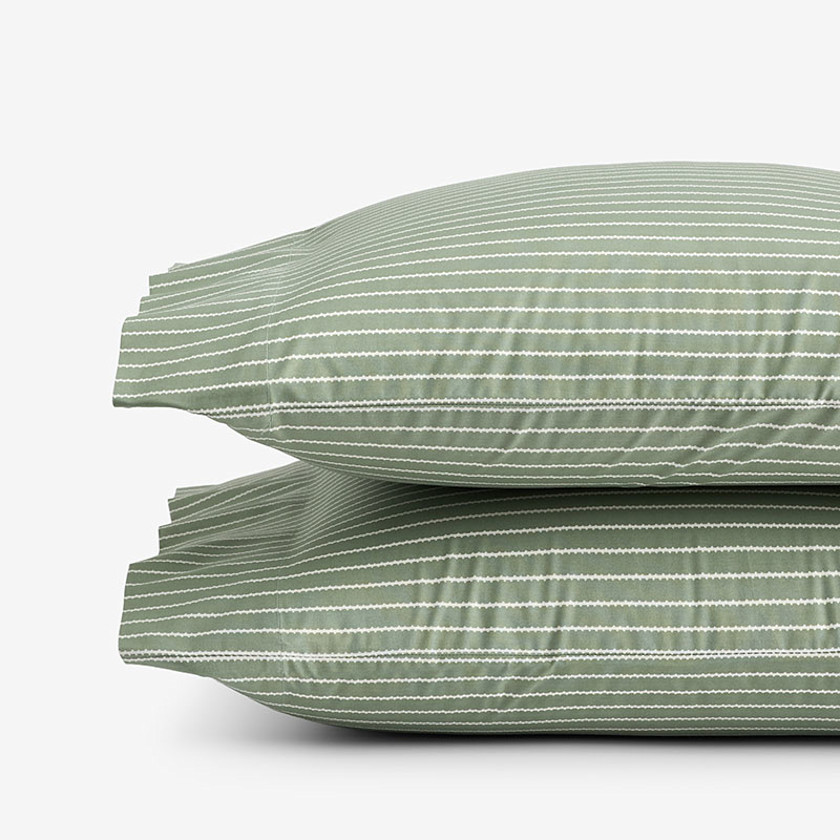 Garden Mist Classic Cool Cotton Percale Pillowcase Set