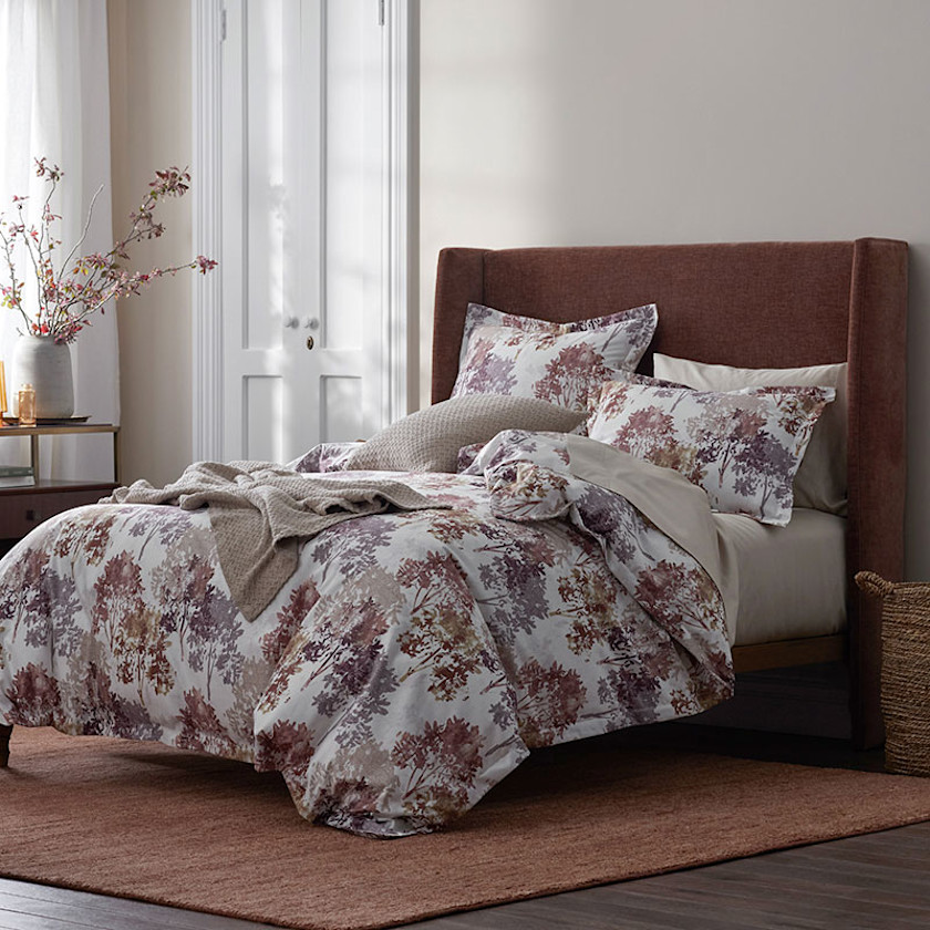 Woodland Wonders Premium Smooth Wrinkle-Free Sateen Sham,Brick