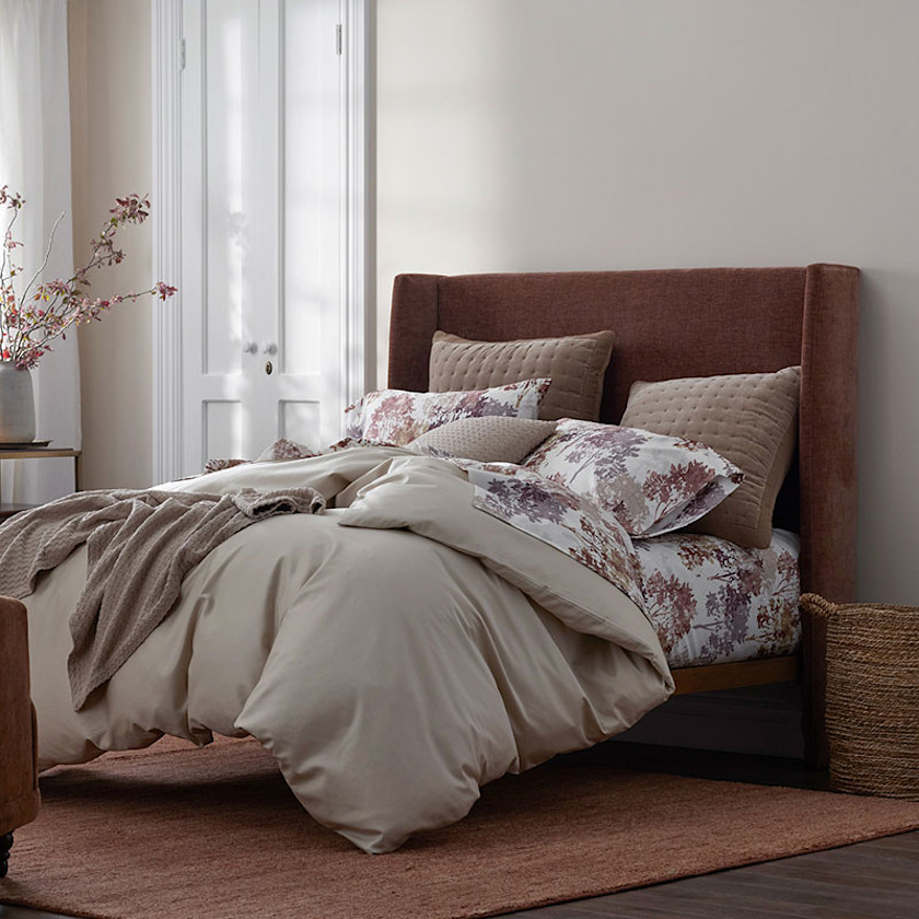 Woodland Wonders Premium Smooth Wrinkle-Free Sateen Bed Sheet Set,Brick
