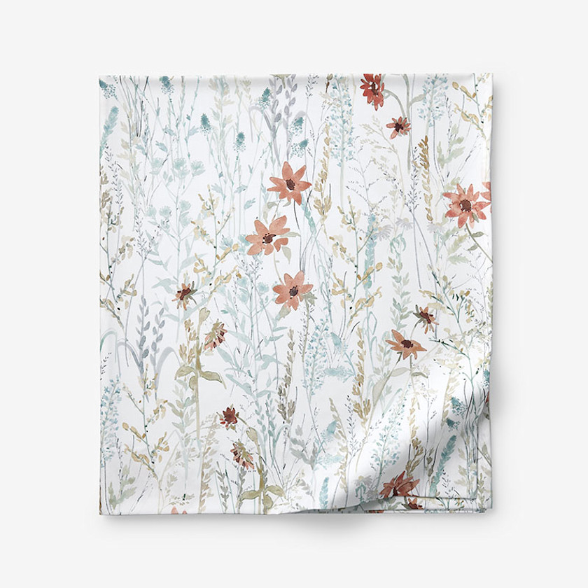 Forest Willow Premium Smooth Wrinkle-Free Sateen Flat Bed Sheet