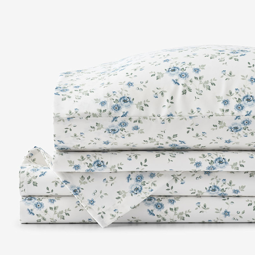 Garden Burst Premium Smooth Wrinkle-Free Sateen Bed Sheet Set