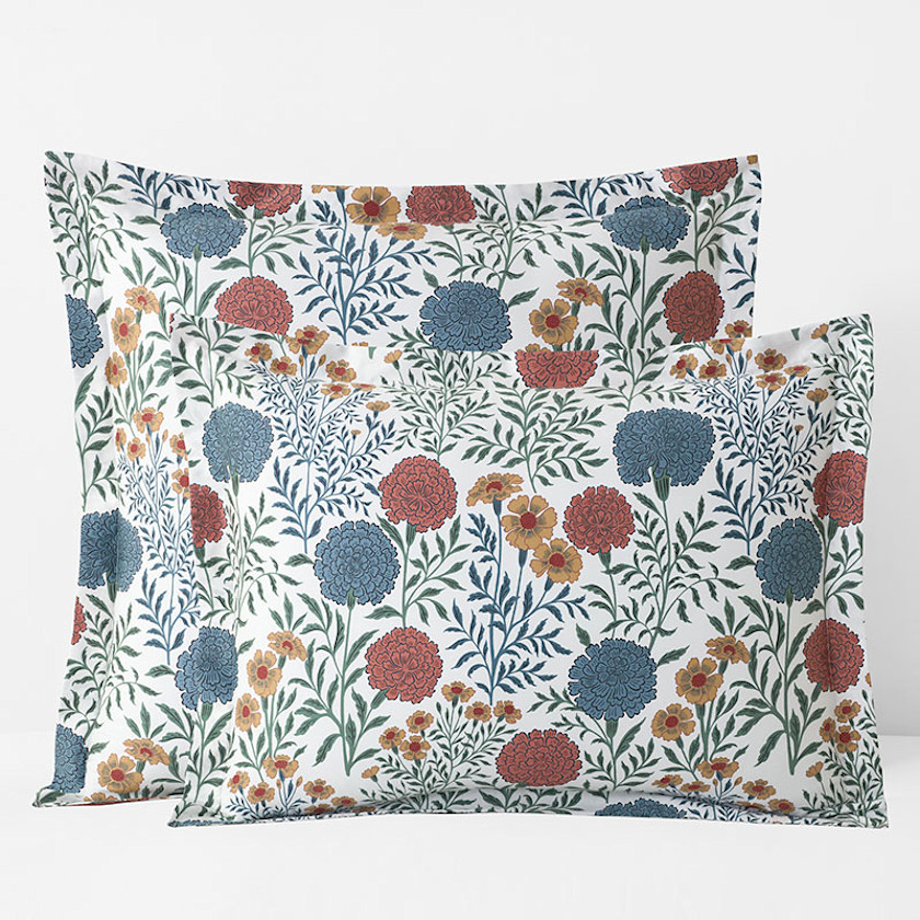Zinnia Floral Classic Smooth Sateen Sham
