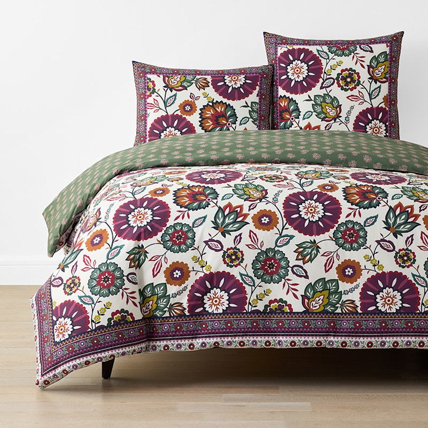 Nora Classic Cool Cotton Percale Reversible Duvet Cover