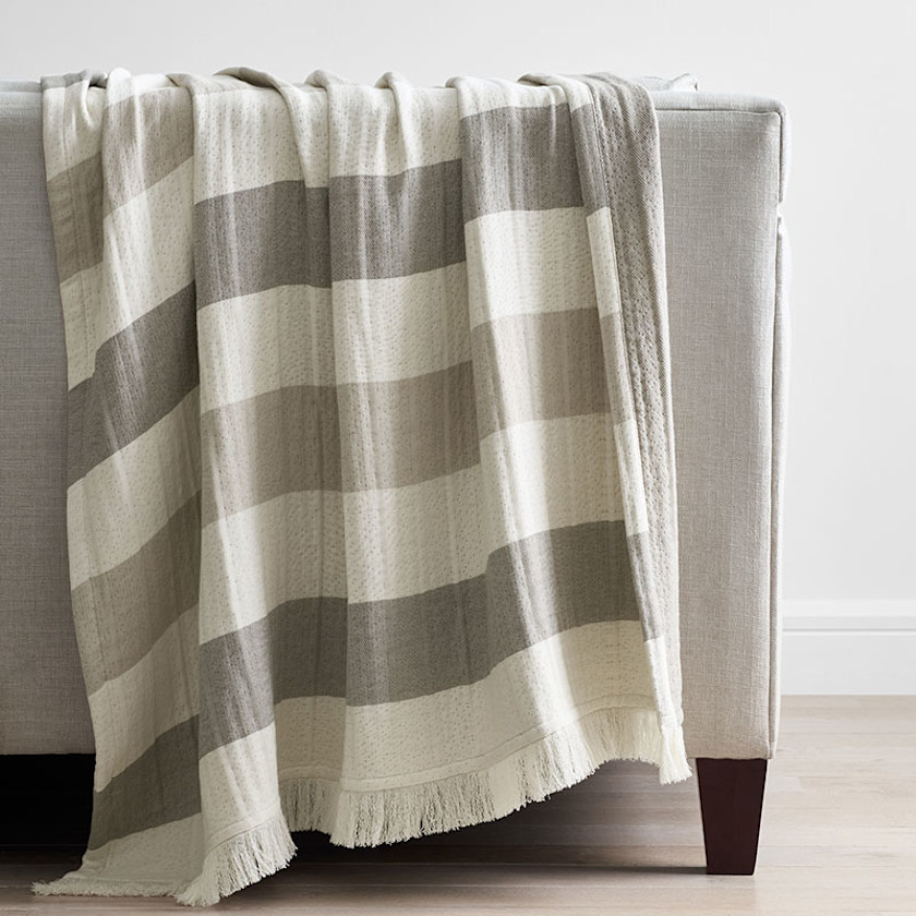 Stripe Texture Throw