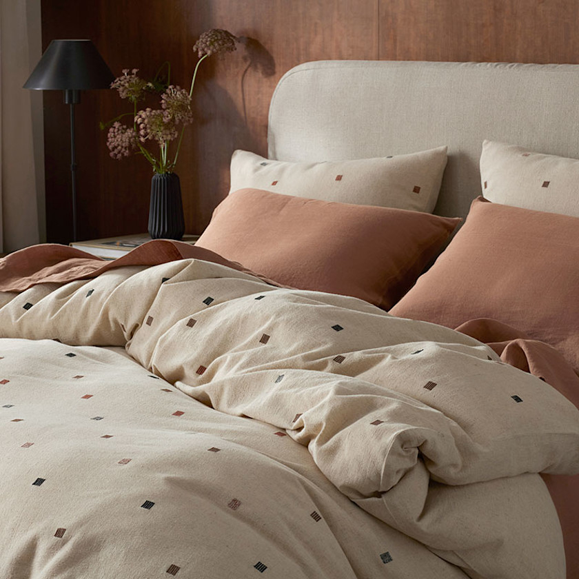Hansika Duvet Cover,Beige