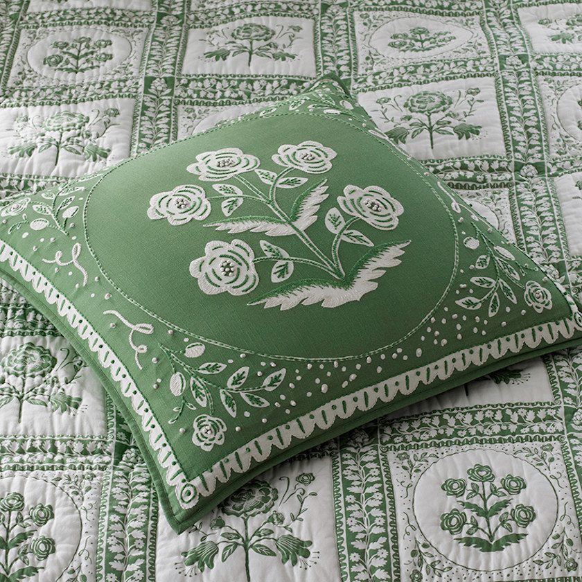 Artichoke Garden Decorative Square Pillow Cover,Multi