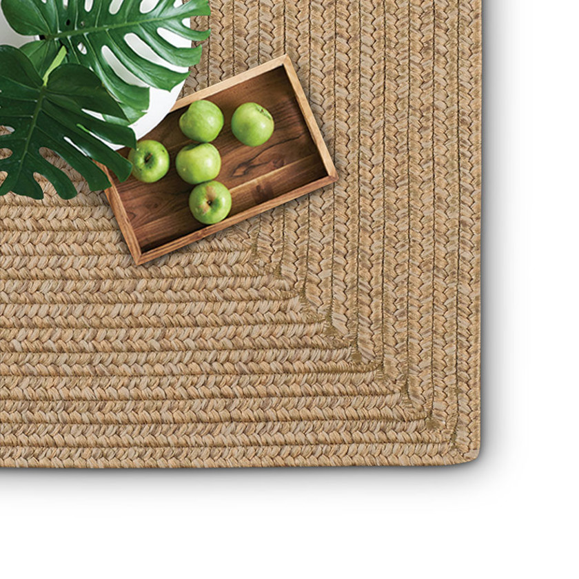 Marion Reversible Indoor/Outdoor Rug - Flax, 2' x 3',Flax