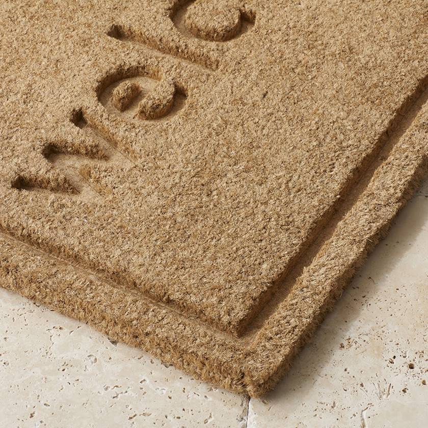 Welcome Coir Doormat - Natural, 18 in. x 30 in.,Natural