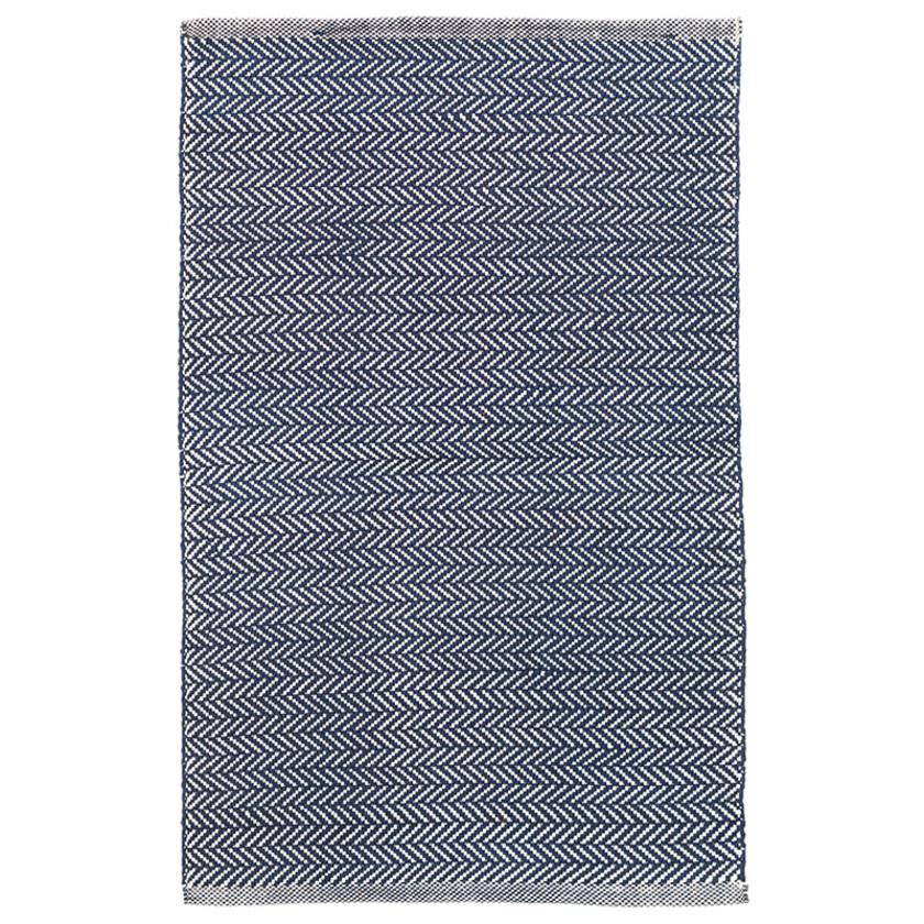 Herringbone Handwoven Reversible Indoor/Outdoor Rug