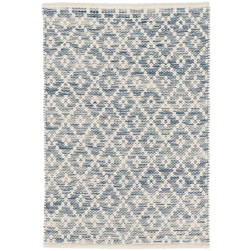 Melange Diamond Handwoven Cotton Rug