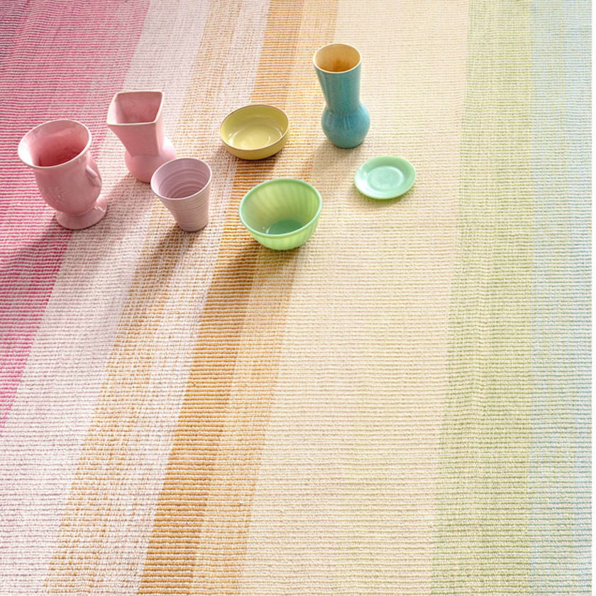 Watercolor Horizon Handwoven Cotton Rug - Multi, 2' x 3'