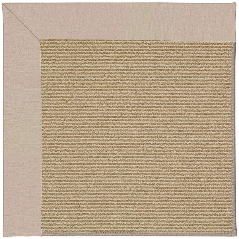Sunbrella Narrow Stripe Bordered Indoor/Outdoor Rug - Antique Beige, 2' x 3',Antique Beige