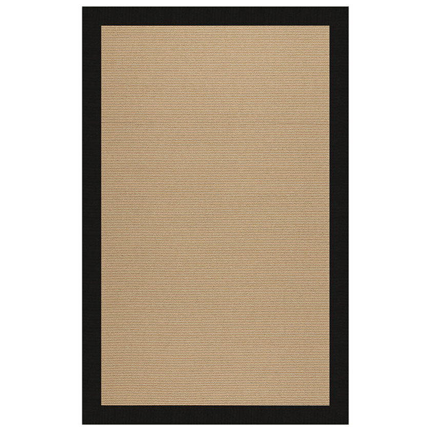 Sunbrella Narrow Stripe Bordered Indoor/Outdoor Rug