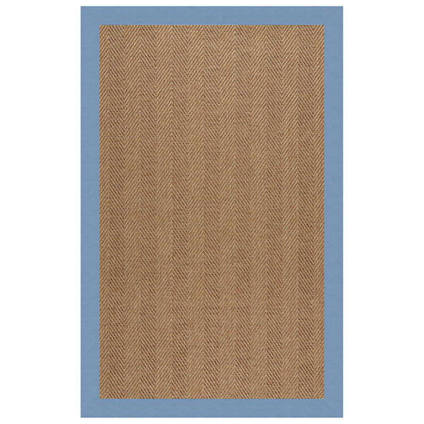 Sunbrella Herringbone Bordered Indoor/Outdoor Rug