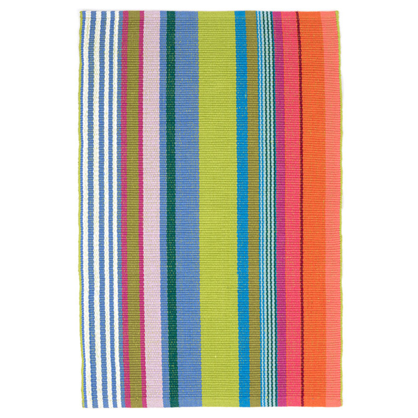 Mellie Stripe Handwoven Cotton Rug