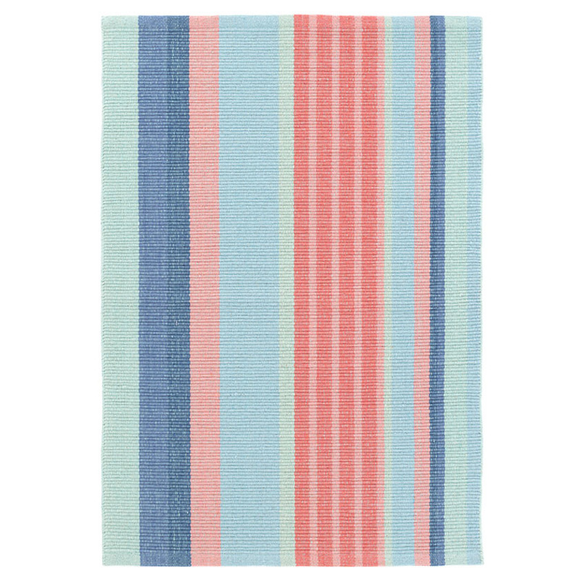 Aruba Stripe Handwoven Cotton Rug