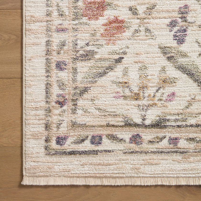 Provence Performance Rug - Estee Ivory, 2' 6" x 10' Runner,Estee Ivory