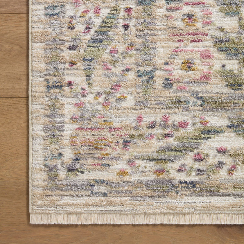 Provence Performance Rug - Fleur Ivory, 2' 6" x 4',Fleur Ivory