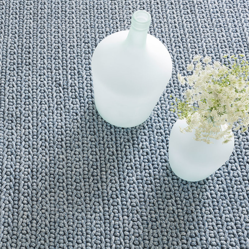 Veranda Handwoven Doormat - Denim, 2' x 3',Denim