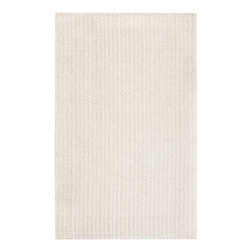 Texture Two-Tone Ivory Jute Rug