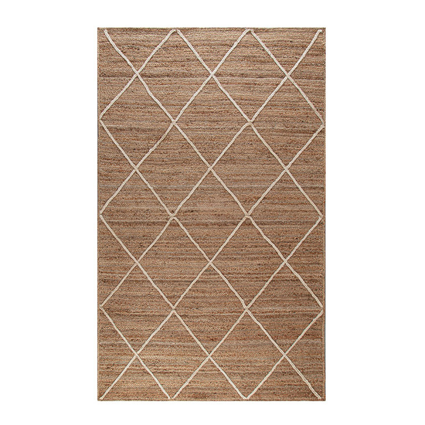 Diamond Braided Jute Rug