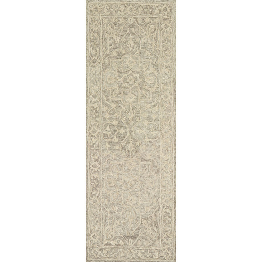 Traditional Space Dyed Hand Hooked Wool Rug