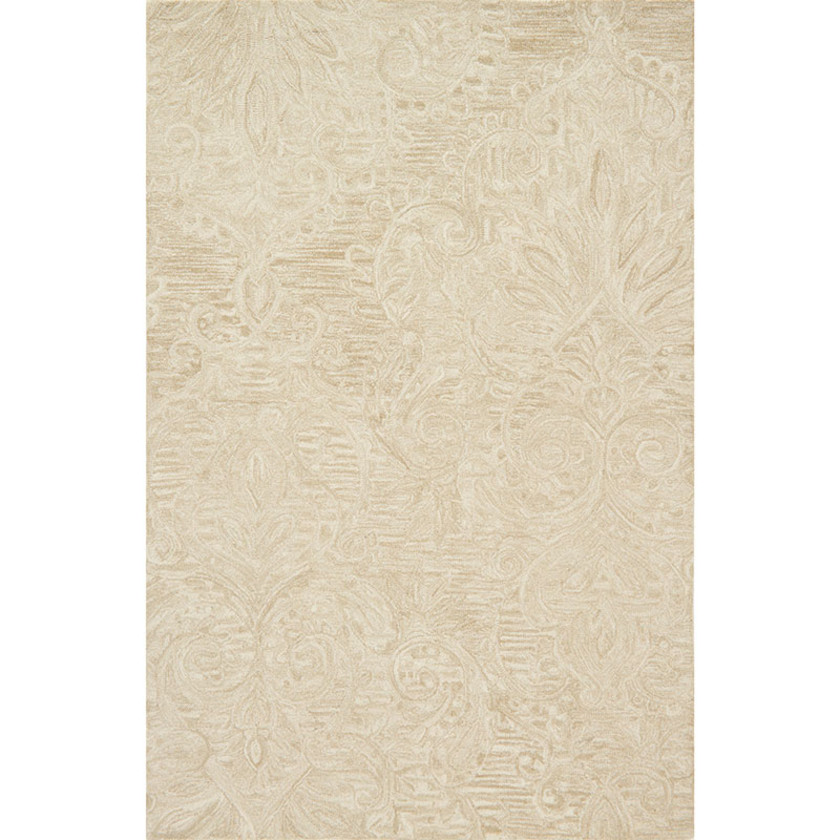 Traditional Space Dyed Hand Hooked Wool Rug