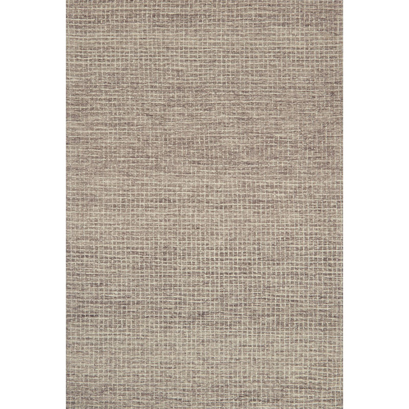 Grid Hand Hooked Wool Rug