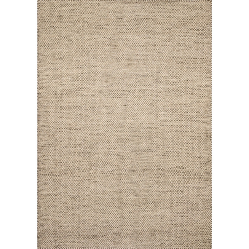 Interlocked Textured Handwoven Wool Rug